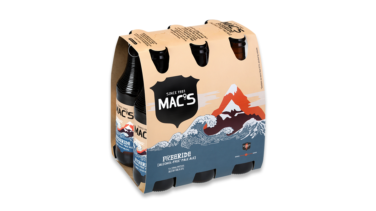 Mac's Free Ride Pale Ale Bottles 6x330ml | 0.5% ABV