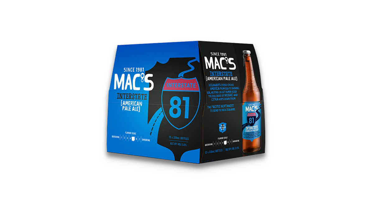 Mac's Interstate Apa Bottles 12x330ml | 5.0% ABV