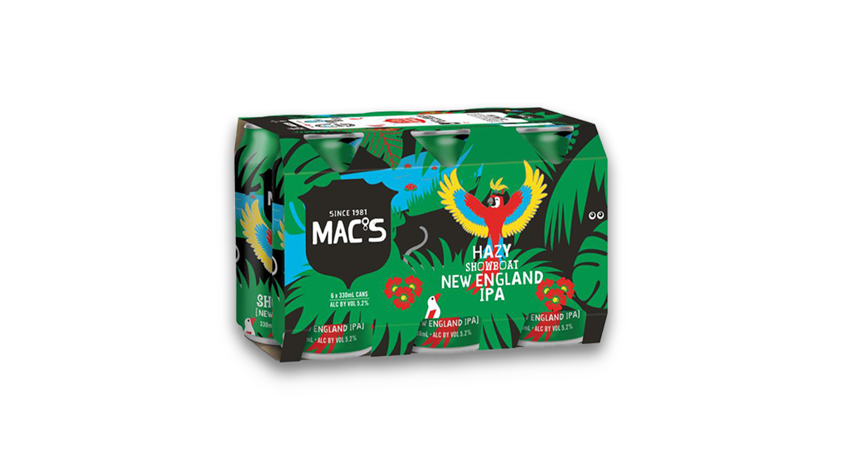 Mac's Show Boat Hazy New England IPA Cans 6x330ml | 5.2% ABV