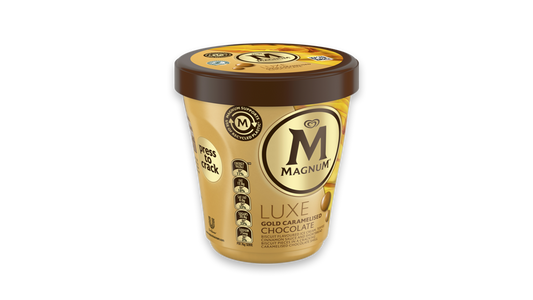 Magnum Gold Caramelised Chocolate Ice Cream Tub 440ml