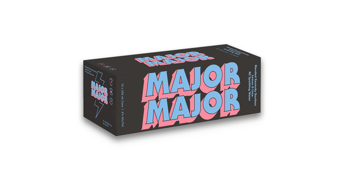 Major Major Bourbon & Lemon Lime Cans 10x330ml | 6.0% ABV