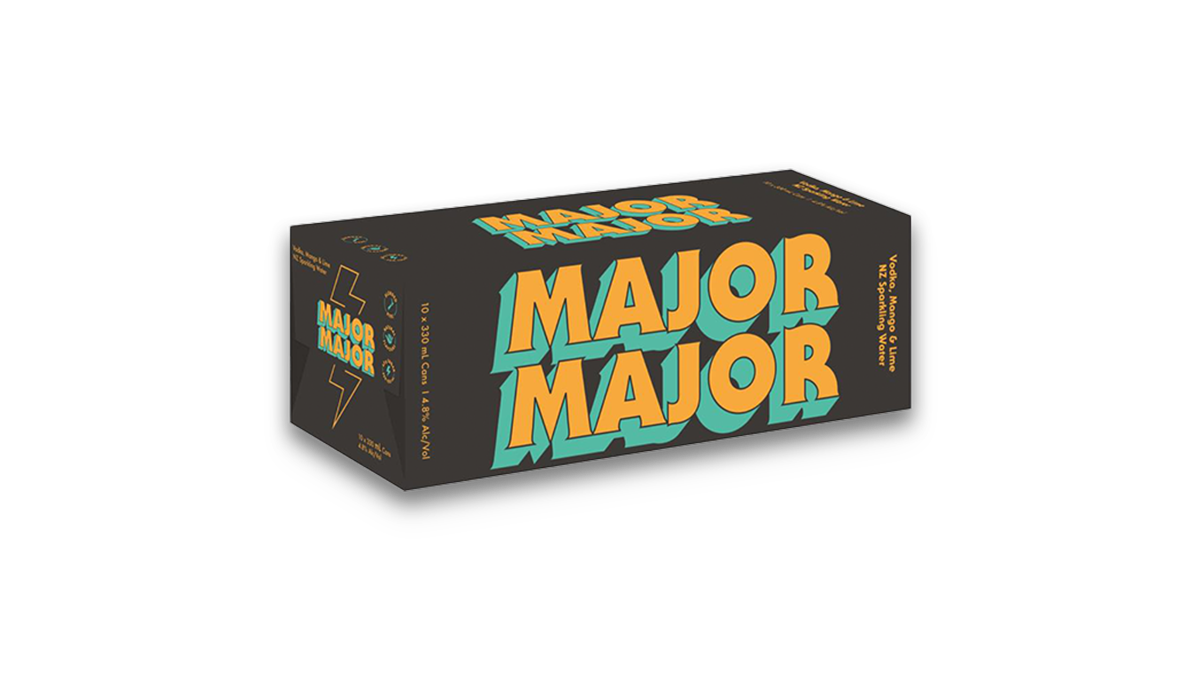 Major Major Vodka Mango & Lime Cans 10x330ml | 4.8% ABV