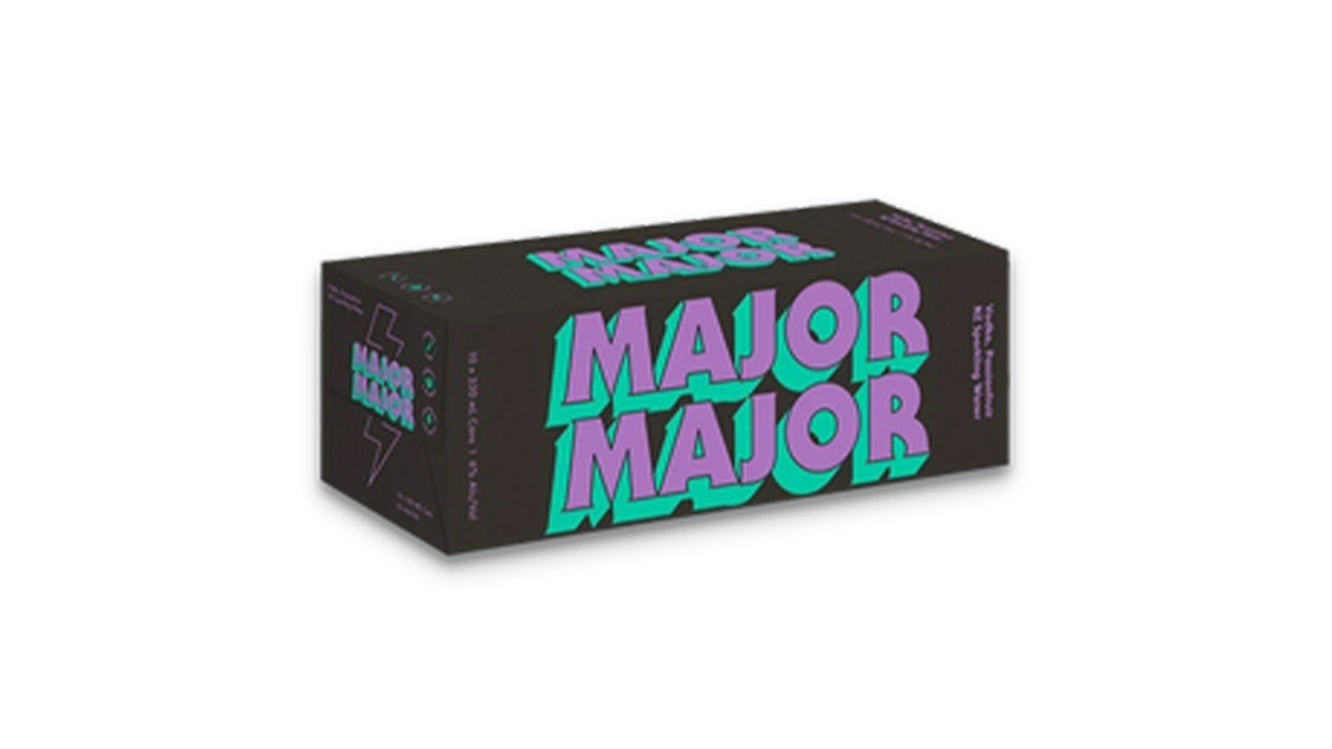 Major Major Vodka Passionfruit Cans 10x330ml | 6% ABV