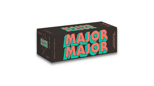 Major Major Vodka Peach & Apple Cans 10x330ml | 6.0% ABV