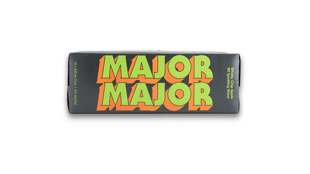 Major Major Whisky & Apple Cans 10x330ml | 6.0% ABV