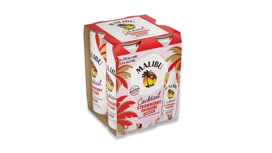 Malibu Strawberry Diaquiri Cans 4x250ml | 7.0% ABV