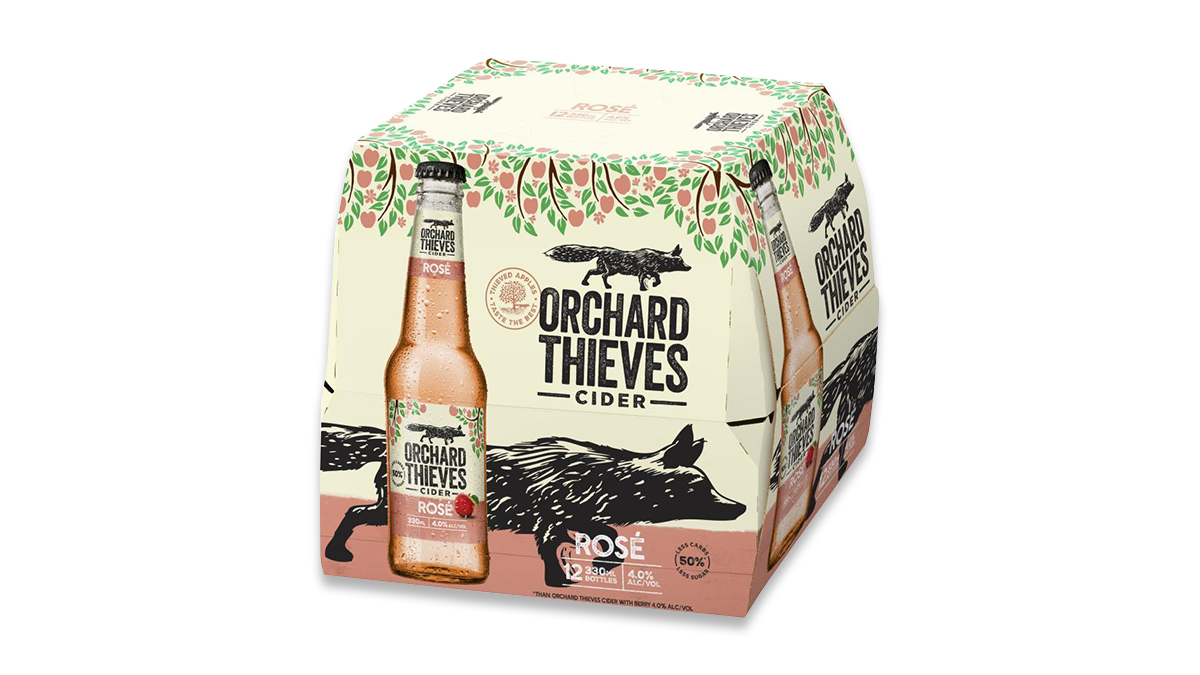 Orchard Thieves Rose Cider Bottles 12x330ml | 4.0% ABV