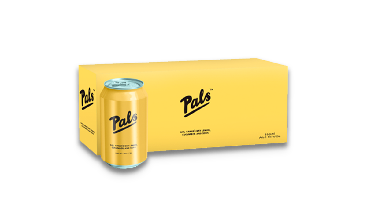 Pals Gin, Lemon & Cucumber Soda 10x330ml | 5.0% ABV