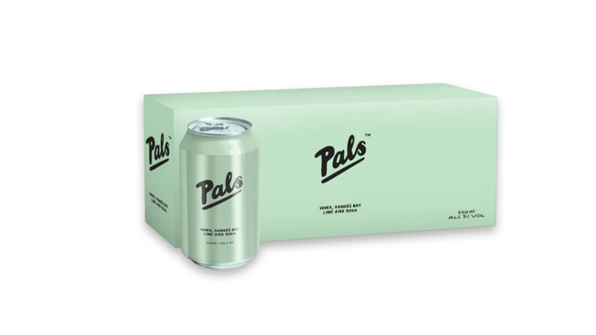 Pals Vodka, Lime & Soda 10x330ml | 5.0% ABV