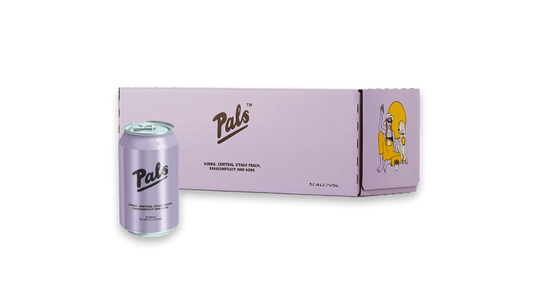 Pals Vodka Peach, Passionfruit & Soda Cans 10x330ml | 5.0% ABV