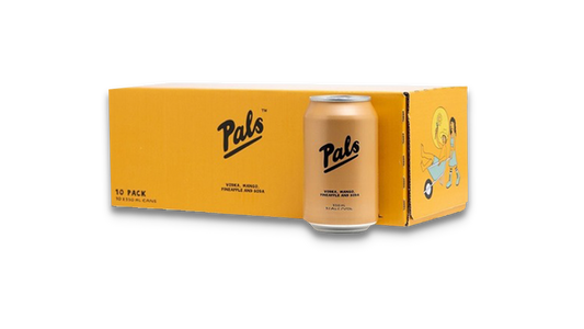 Pals Vodka, Mango & Pineapple Soda 10x330ml | 5.0% ABV