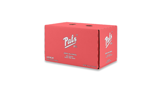 Pals Zero Red Peach & Yuzu Cans 6x330ml | 0.0% ABV