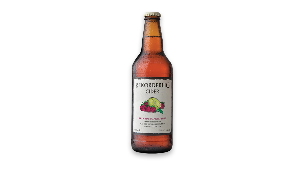 Rekorderlig Cider Raspberry-Lime Bottle 500ml | 4.0% ABV