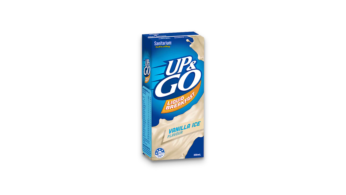 Sanitarium Up & Go Vanilla Liquid Breakfast 350ml