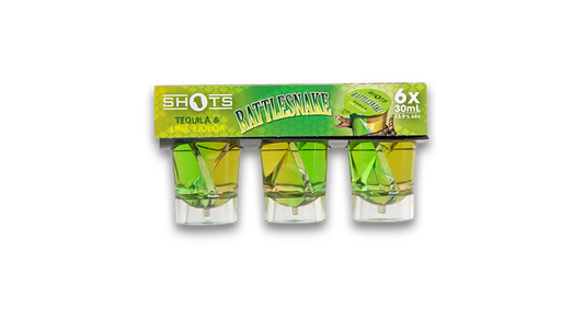 Shots Rattlesnake Tequila & Lime 6x30ml | 13.9% ABV