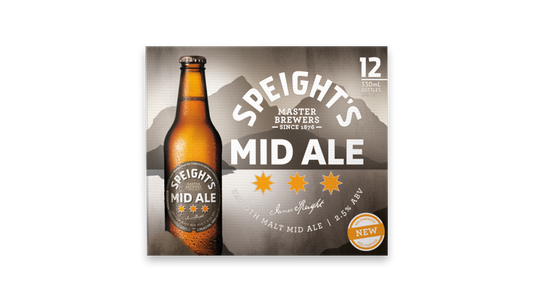 Speights Mid Ale Bottles 12x330ml | 2.5% ABV