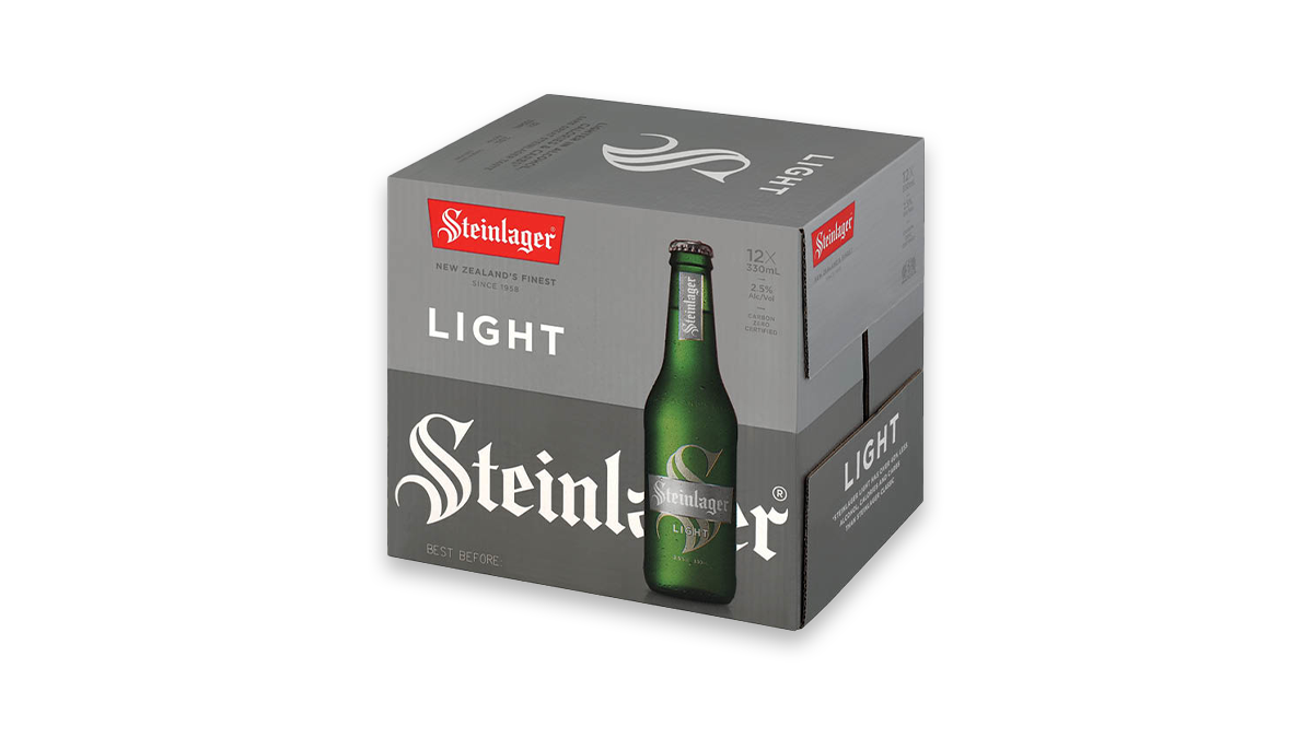 Steinlager Light 2.5% Bottles 12x330ml | 2.5% ABV