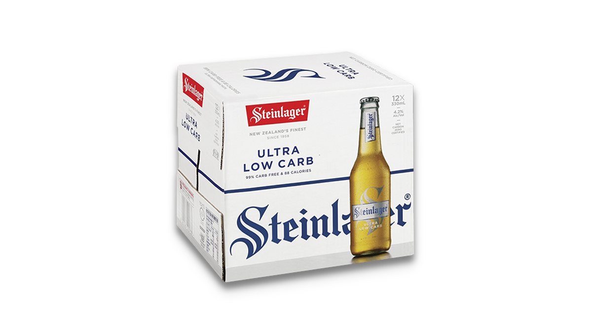 Steinlager Ultra Low Carb Lager Bottles 12x330ml | 4.2% ABV