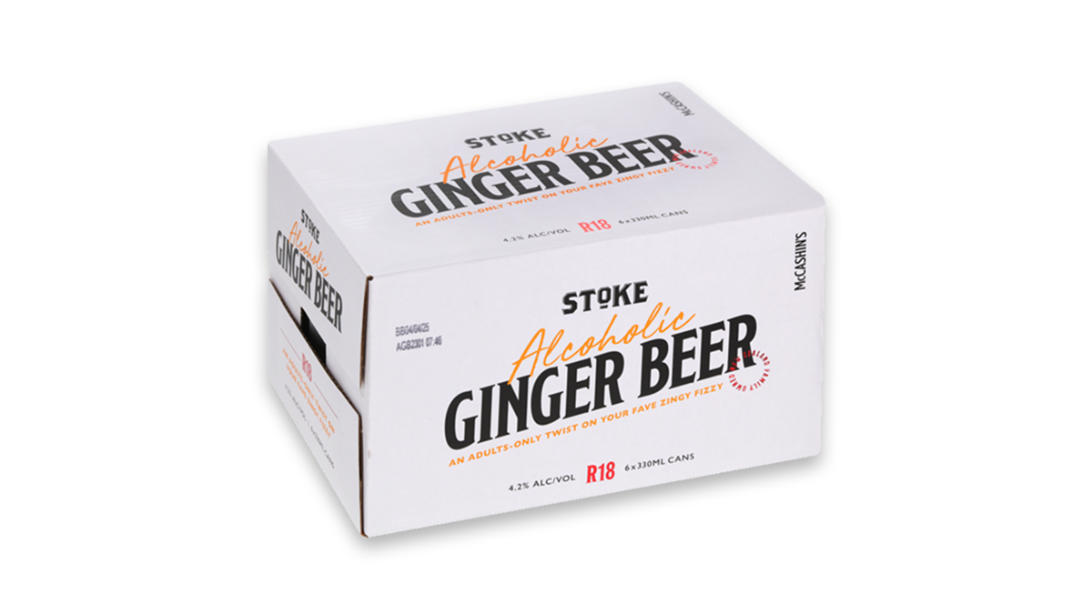 Stoke Alcoholic Ginger Beer Cans 6X330ml | 4.2% ABV