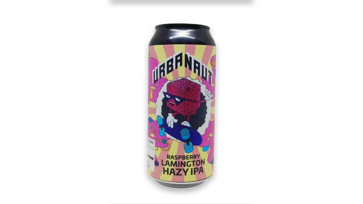 Urbanaut Raspberry Lamington Hazy IPA 440ml | 5.7% ABV