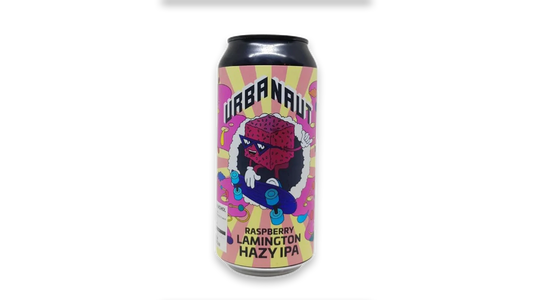 Urbanaut Raspberry Lamington Hazy IPA 440ml | 5.7% ABV