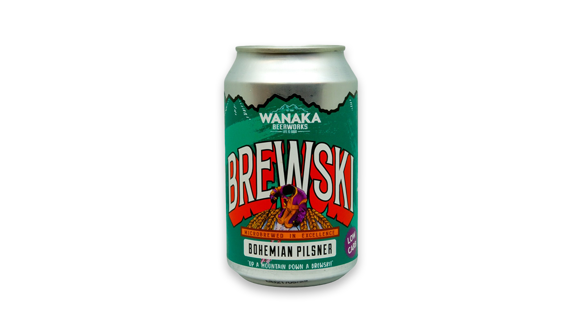 Wanaka Beerworks Brewski Pilsner Cans 750ml | 5.0% ABV