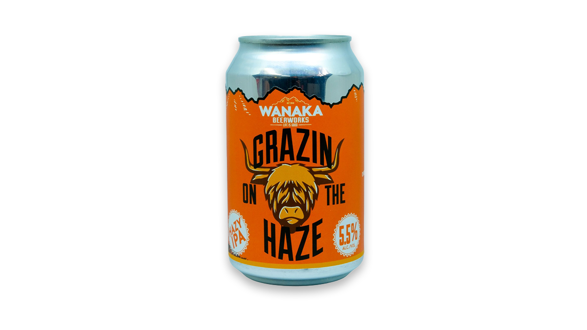 Wanaka Beerworks Grazin' on the Haze Cans 750ml | 5.5% ABV