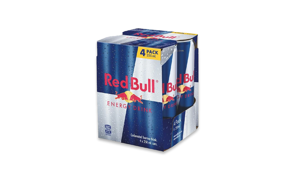 Red Bull Energy Drink  4x250ml