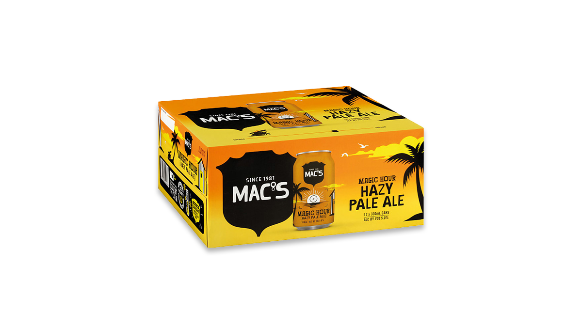 Mac's Magic Hour Hazy Pale Ale Cans 12x330ml | 5.0% ABV