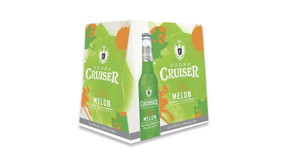 Vodka Cruiser Ice Melon Bottles 12x275ml | 4.8% ABV