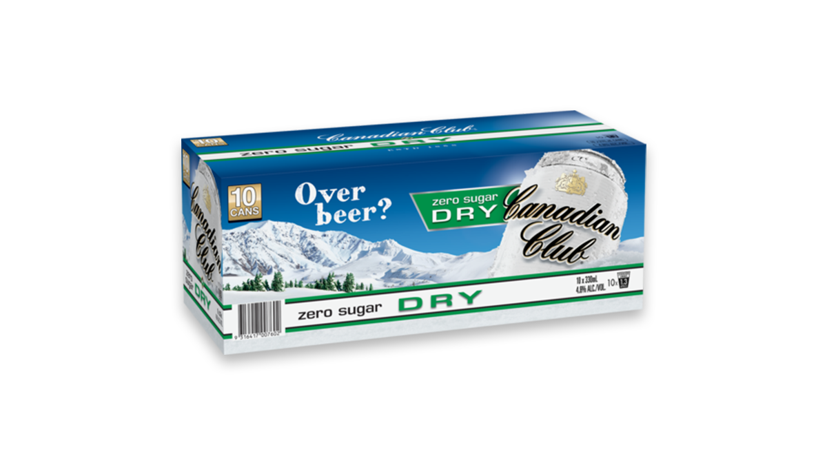 Can Club & Dry Zero 10x330ml | 4.8% ABV