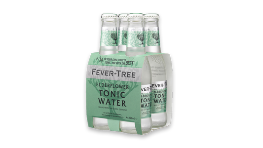 Fever-Tree Elderflower Tonic Water 4x200ml