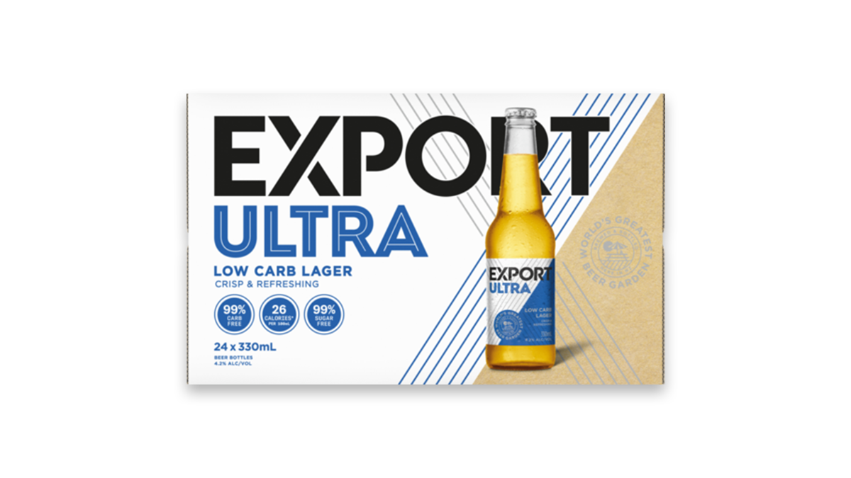 Export Ultra Bottles 24x330ml | 4.0% ABV