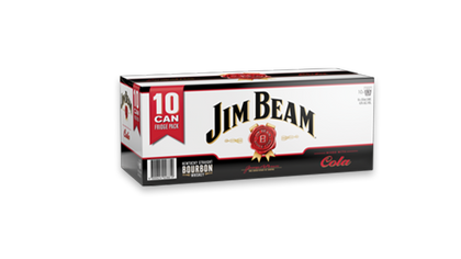 Jim Beam & Cola 10x330ml | 4.8% ABV