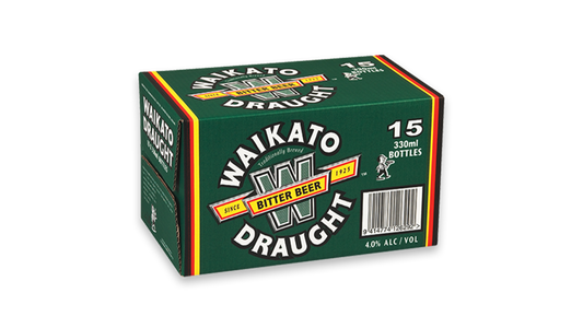 Waikato Draught Bottles 15x330ml | 4.0% ABV