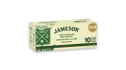 Jameson Dry & Lime Cans 10x330ml | 4.8% ABV