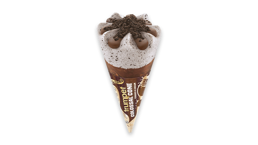 Tip Top Trumpet Colossal Cone Cookies & Cream Single