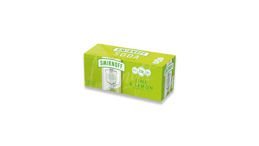 Smirnoff Soda Lime and Lemon  10x330ml | 5.0% ABV