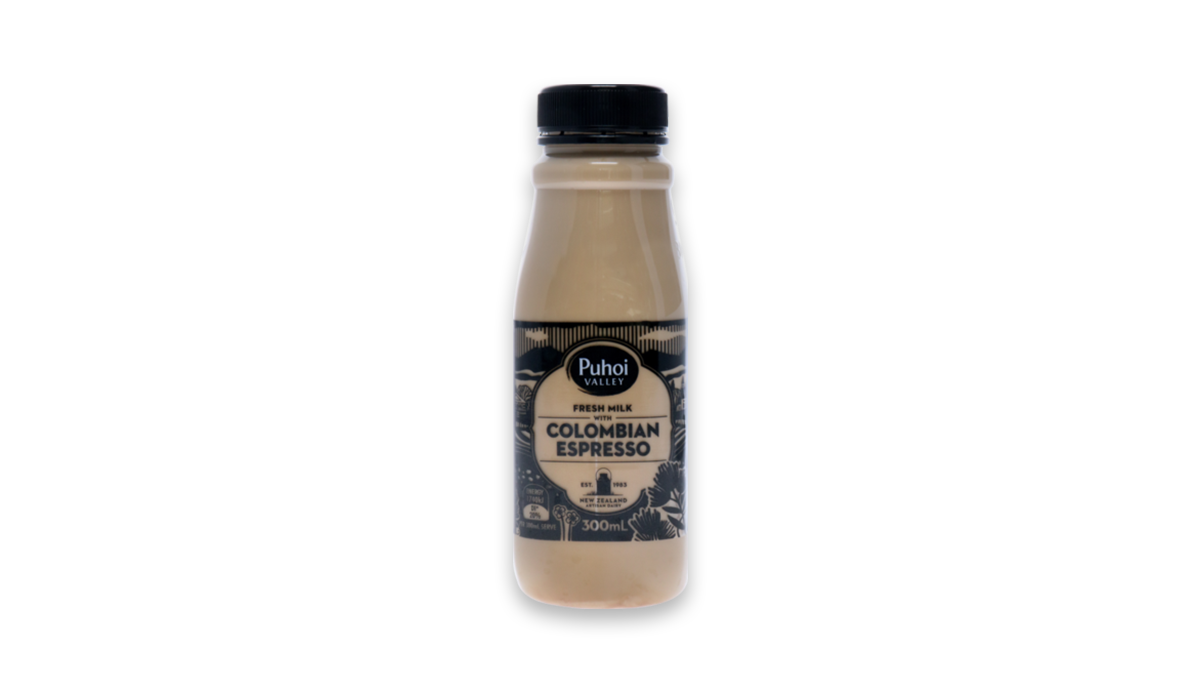 Puhoi Valley Fresh Milk with Colombian Espresso 300ml