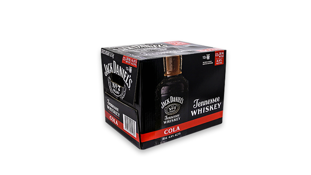 Jack Daniel's & Cola 12x330ml | 4.8% ABV