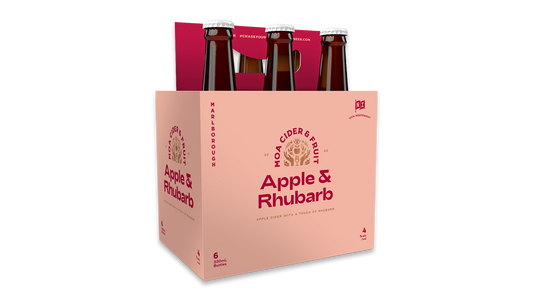 Moa Rhubarb and Apple Cider 6x330ml | 4.0% ABV