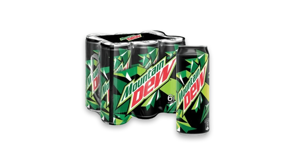 Mountain Dew Sleek Cans 6x330ml