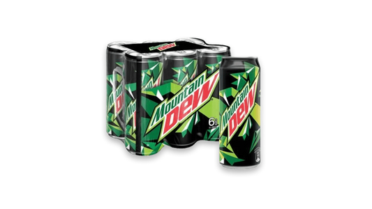 Mountain Dew Sleek Cans 6x330ml