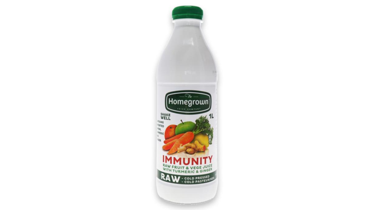 The Homegrown Juice Company Immunity Raw Fruit & Vege Juice 1L