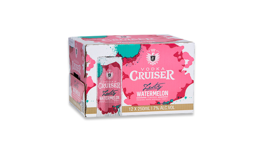 Vodka Cruiser Zesty Watermelon Cans 12x250ml | 7.0% ABV