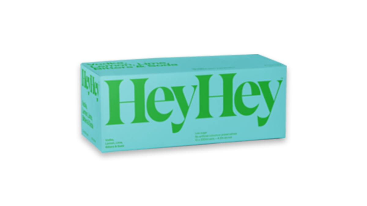 Heyhey Vodka Lemon & Lime 10x330ml | 4.5% ABV