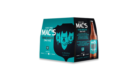 Mac's Three Wolves Pale Ale Bottles Bottles 12x330ml | 5.1% ABV