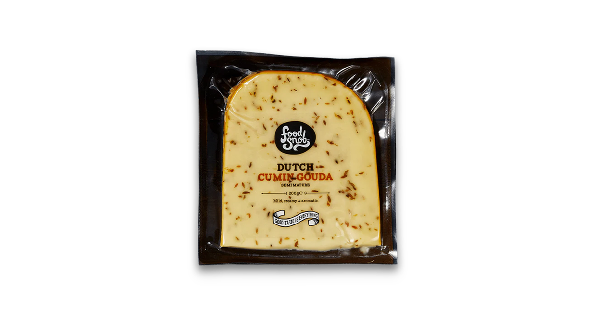 Food Snob Semi Hard Cheese Dutch Cumin Gouda 200g