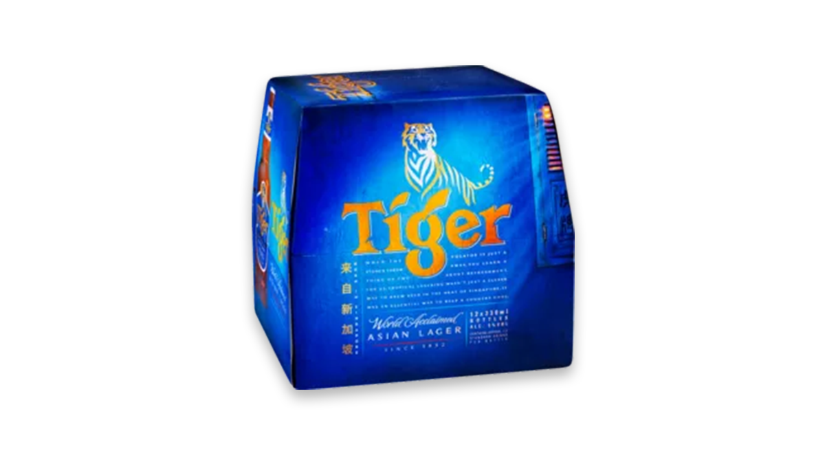 Tiger Lager Bottles 12x330ml | 5.0% ABV