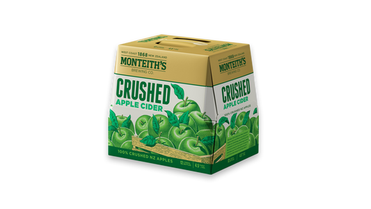 Monteiths Crushed Apple Bottles 12x330ml | 4.5% ABV